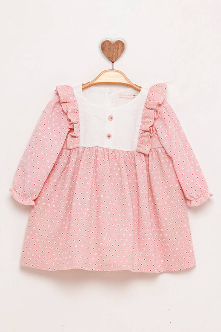 Long Sleeve Kids Dress 1-4Y - Brand: BabyRose - Kids & Baby Clothes Wholesale - Globality Store