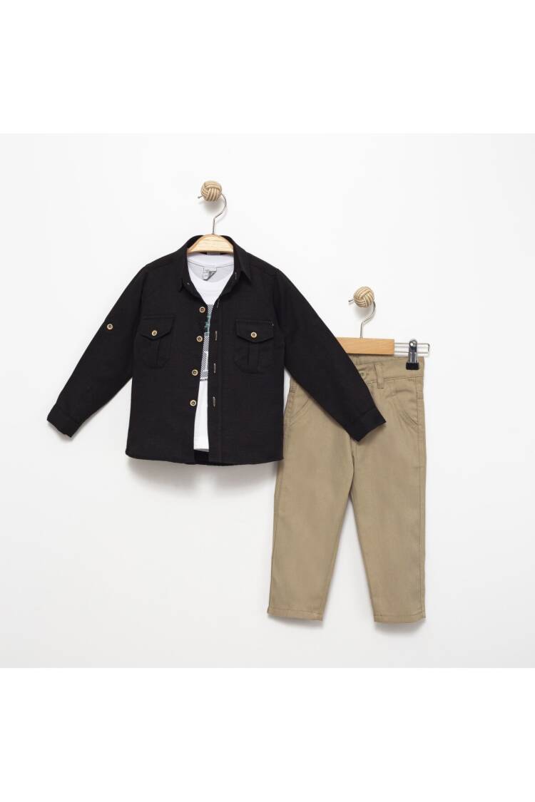 Long Sleeve T-Shirt 3 Piece Set 6-9Y - Brand: Terry - Kids & Baby Clothes Wholesale - Globality Store