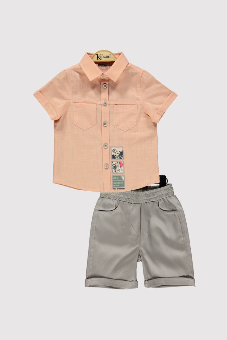 MALE DINOSAUR BSK TK Dove Baby 2-5 Y - Brand: Kumru Bebe - Kids & Baby Clothes Wholesale - Globality Store