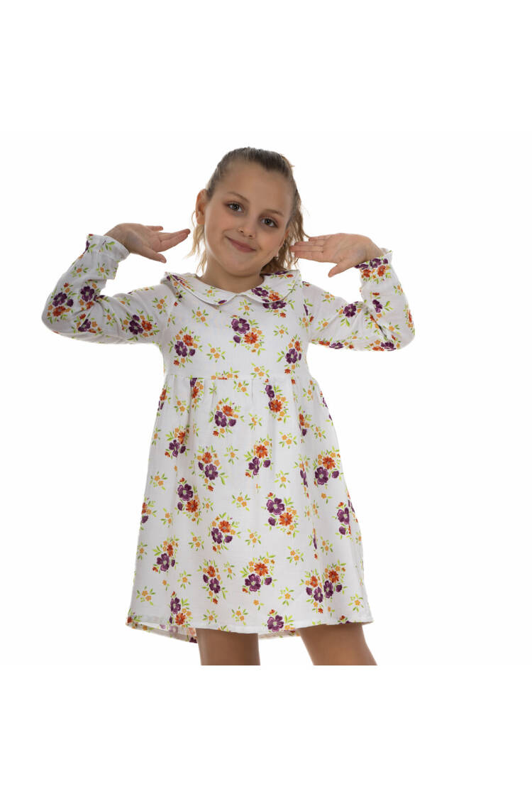 Muslim Floral Dress 2-Y - Brand: Timo - Kids & Baby Clothes Wholesale - Globality Store