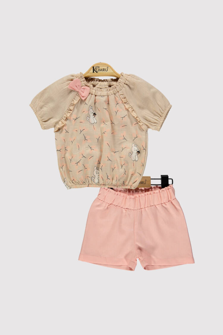 Printed T-shirt Set 6-18M - Brand: Kumru Bebe - Kids & Baby Clothes Wholesale - Globality Store