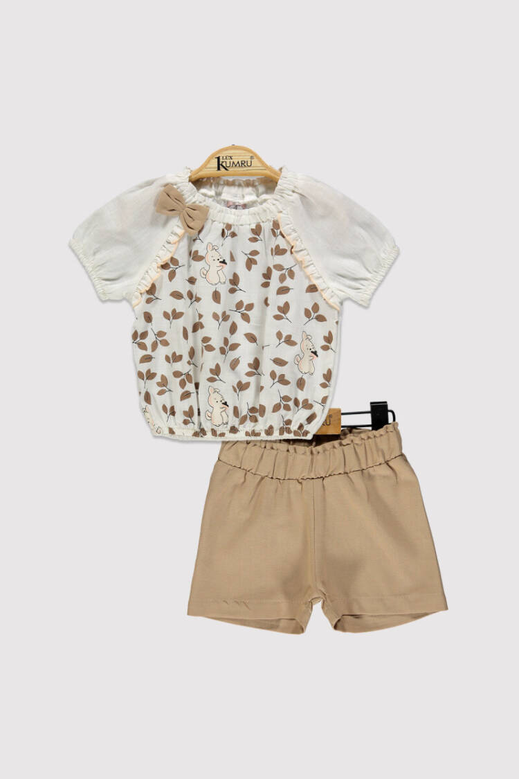 Printed T-shirt Set 6-18M - Brand: Kumru Bebe - Kids & Baby Clothes Wholesale - Globality Store