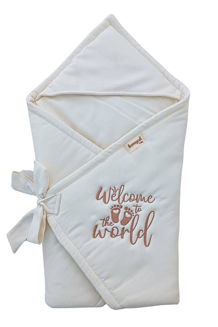 Sarar Harman Butterfly Swaddle Blanket 0-18M - Brand: Tomuycuk - Kids & Baby Clothes Wholesale - Globality Store