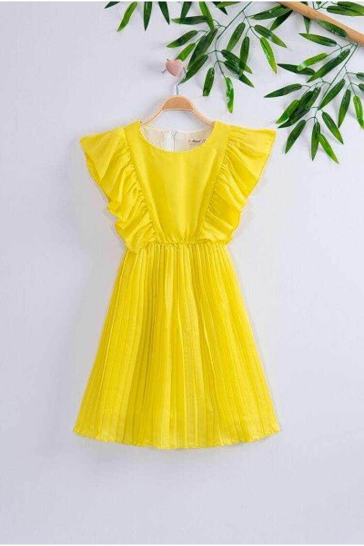 Satin Girl Dress 7-10Y - Brand: Büşra Bebe - Kids & Baby Clothes Wholesale - Globality Store
