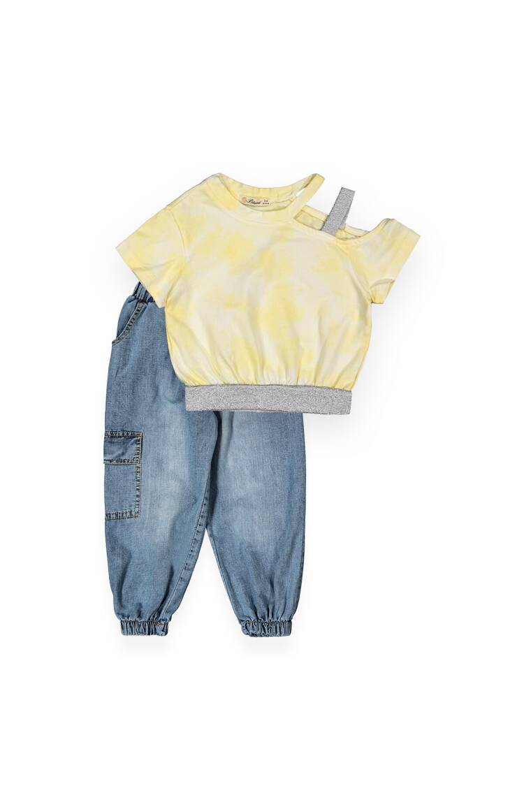 Set with Cargo Pants - Brand: Büşra Bebe - Kids & Baby Clothes Wholesale - Globality Store