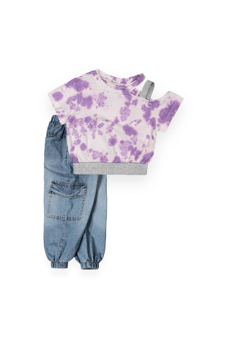 Set with Cargo Pants - Brand: Büşra Bebe - Kids & Baby Clothes Wholesale - Globality Store