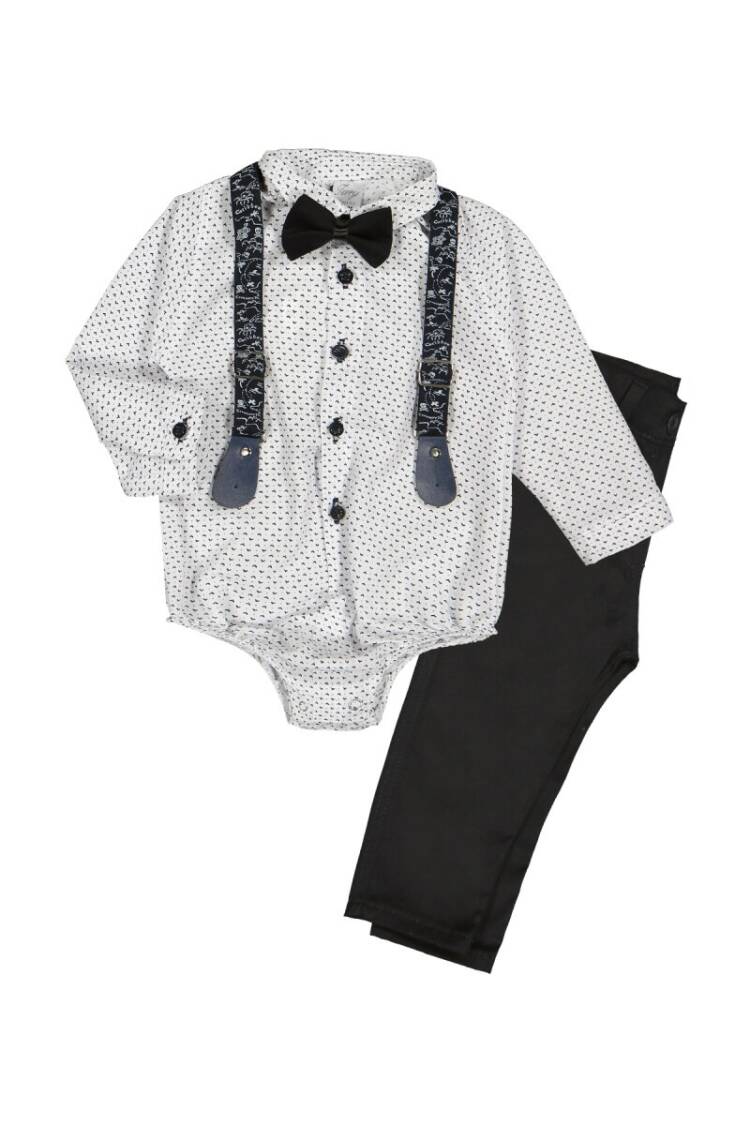 Snap Crotch Set with Bird Printed 6-24M - Brand: Terry - Kids & Baby Clothes Wholesale - Globality Store