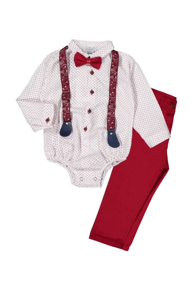 Snap Crotch Set with Bird Printed 6-24M - Brand: Terry - Kids & Baby Clothes Wholesale - Globality Store