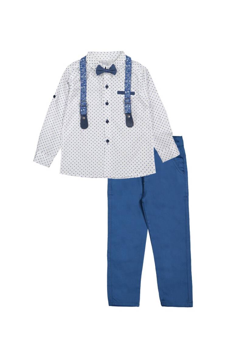Suit with Butterfly Pattern Shirt - Brand: Terry - Kids & Baby Clothes Wholesale - Globality Store