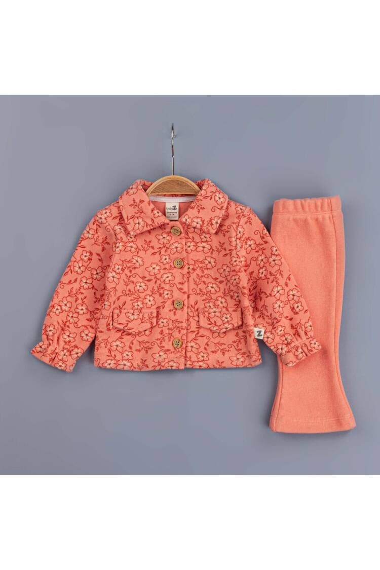 Toptan Kız Bebek 2'li Takım 6-24M - Brand: BabyZ - Kids & Baby Clothes Wholesale - Globality Store