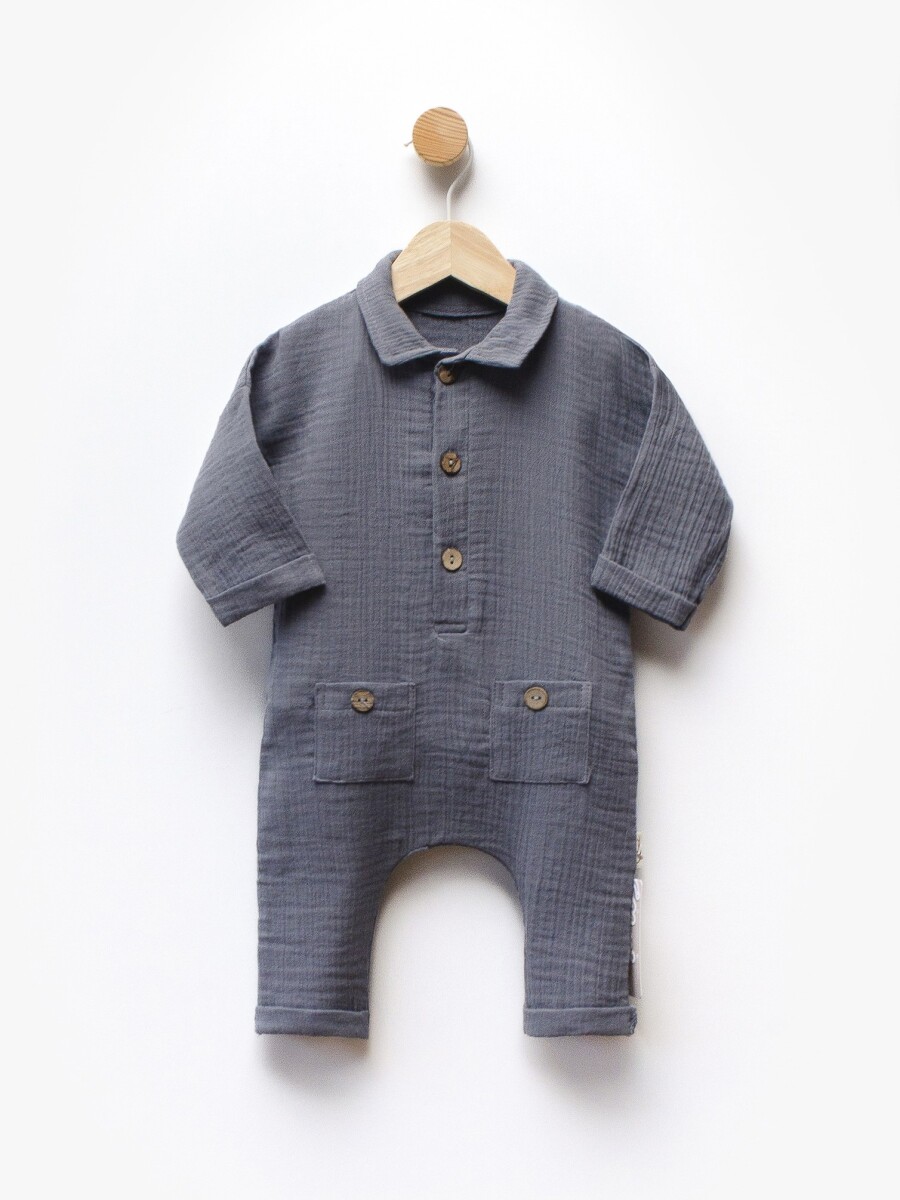Toptan Unisex Baby Muslin Jumpsuit 3-12M - Brand: Flexi Baby - Kids & Baby Clothes Wholesale - Globality Store