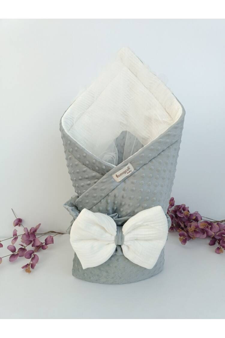 Total Muslin Kumru Swaddle Blanket 0-24M - Brand: Tomuycuk - Kids & Baby Clothes Wholesale - Globality Store