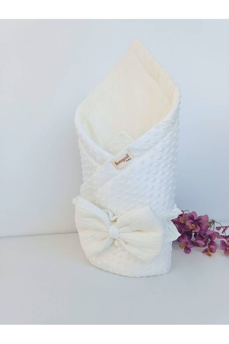Total Muslin Kumru Swaddle Blanket 0-24M - Brand: Tomuycuk - Kids & Baby Clothes Wholesale - Globality Store