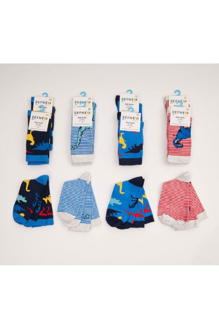 Wholesale 12-Piece Boys Socks - Brand: Defne - Kids & Baby Clothes Wholesale - Globality Store
