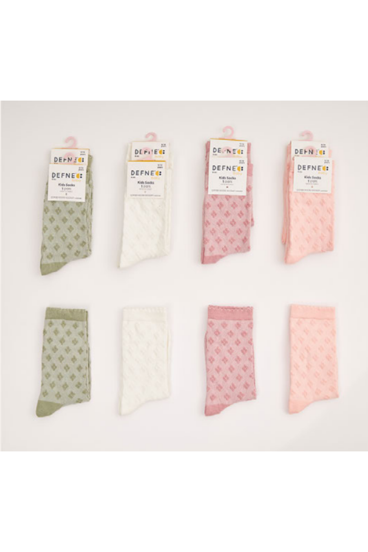 Wholesale 12-Piece Girls Socks - Brand: Defne - Kids & Baby Clothes Wholesale - Globality Store