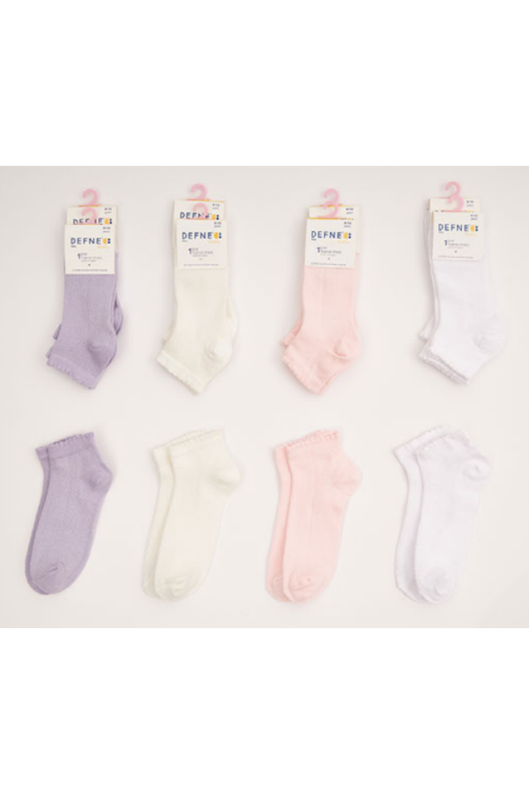 Wholesale 12-Piece Girls Socks - Brand: Defne - Kids & Baby Clothes Wholesale - Globality Store