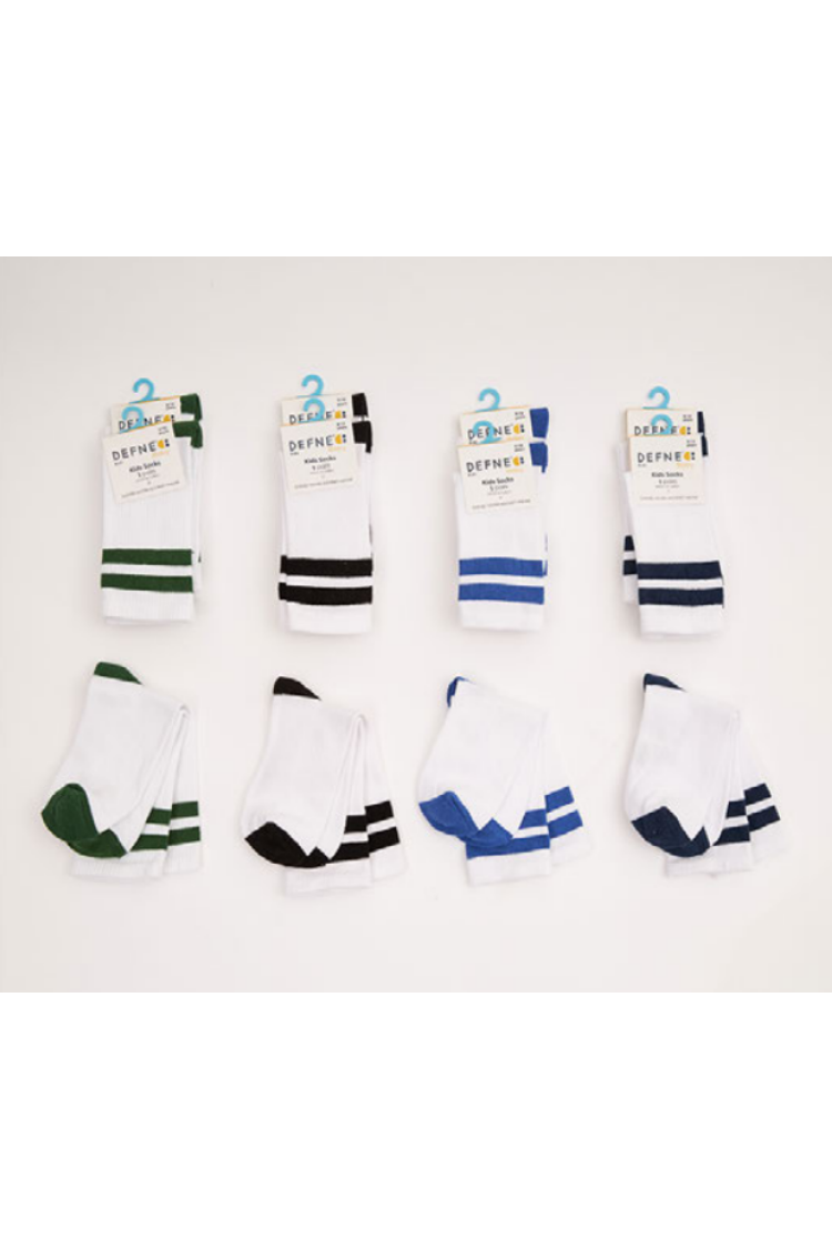 Wholesale 12-Piece Unisex Socks - Brand: Defne - Kids & Baby Clothes Wholesale - Globality Store