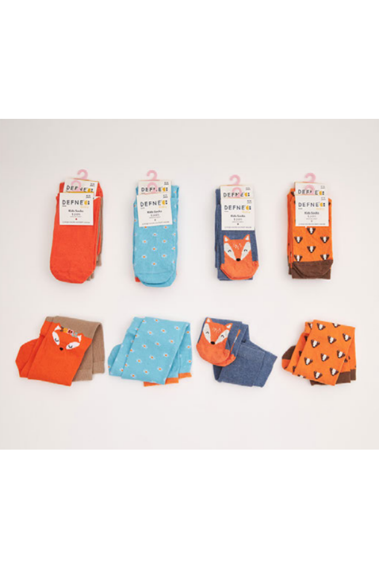 Wholesale 12-Piece Unisex Socks - Brand: Defne - Kids & Baby Clothes Wholesale - Globality Store