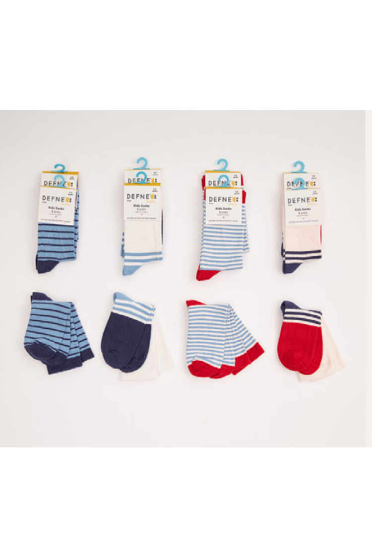 Wholesale 12-Piece Unisex Socks - Brand: Defne - Kids & Baby Clothes Wholesale - Globality Store