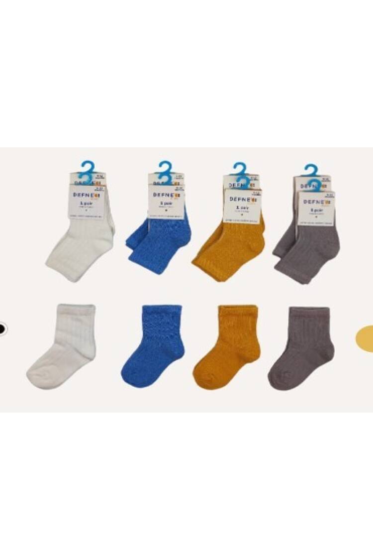Wholesale 12Pcs Baby Boy Socks 12-18M - Brand: Defne - Kids & Baby Clothes Wholesale - Globality Store