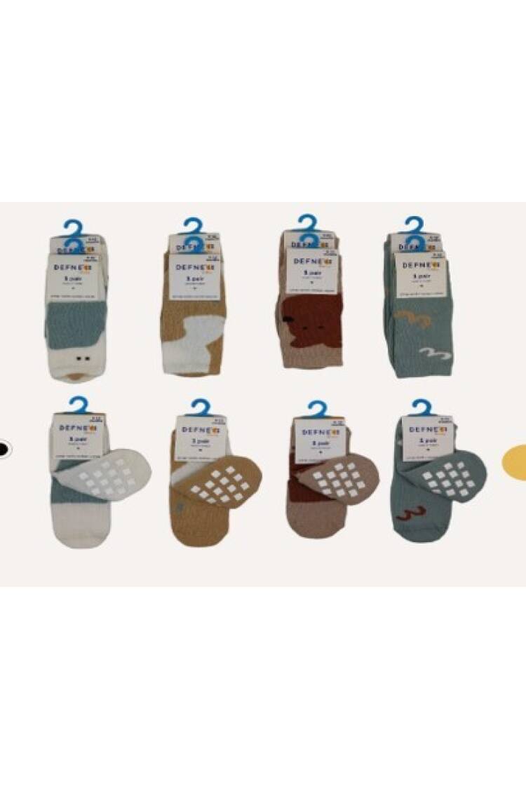 Wholesale 12pcs Baby Boy Socks 18-24M - Brand: Defne - Kids & Baby Clothes Wholesale - Globality Store