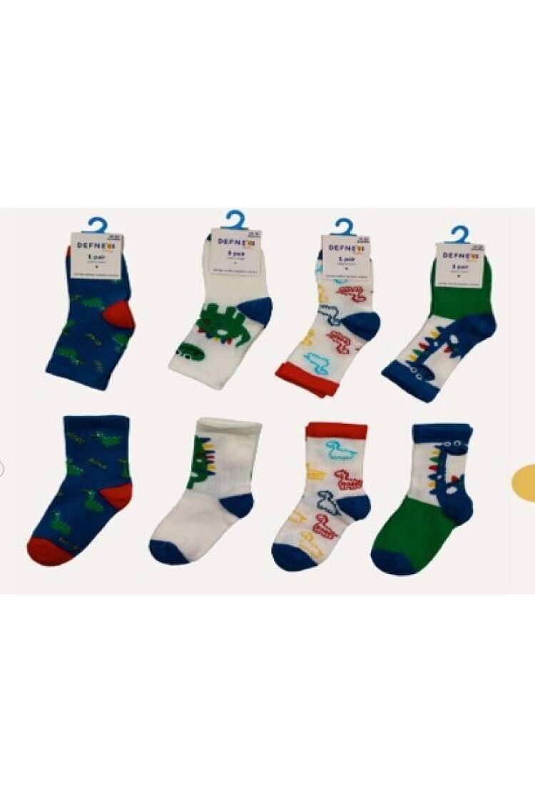 Wholesale 12pcs Baby Boy Socks 18-24M - Brand: Defne - Kids & Baby Clothes Wholesale - Globality Store