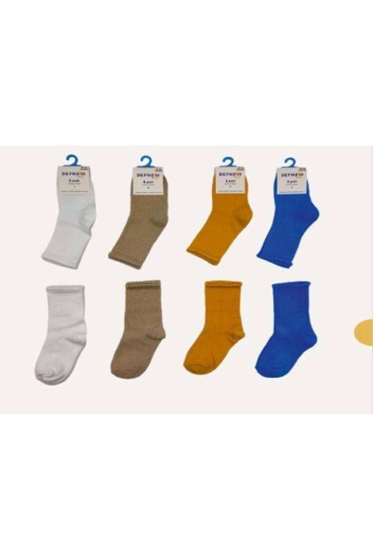 Wholesale 12pcs Baby Boy Socks 6-12M - Brand: Defne - Kids & Baby Clothes Wholesale - Globality Store