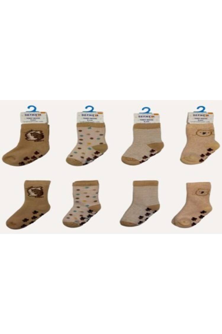 Wholesale 12pcs Baby Boy Towel Socks 6-12M - Brand: Defne - Kids & Baby Clothes Wholesale - Globality Store