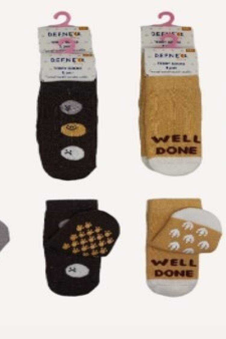 Wholesale 12pcs Baby Boys Socks 6-12M - Brand: Defne - Kids & Baby Clothes Wholesale - Globality Store