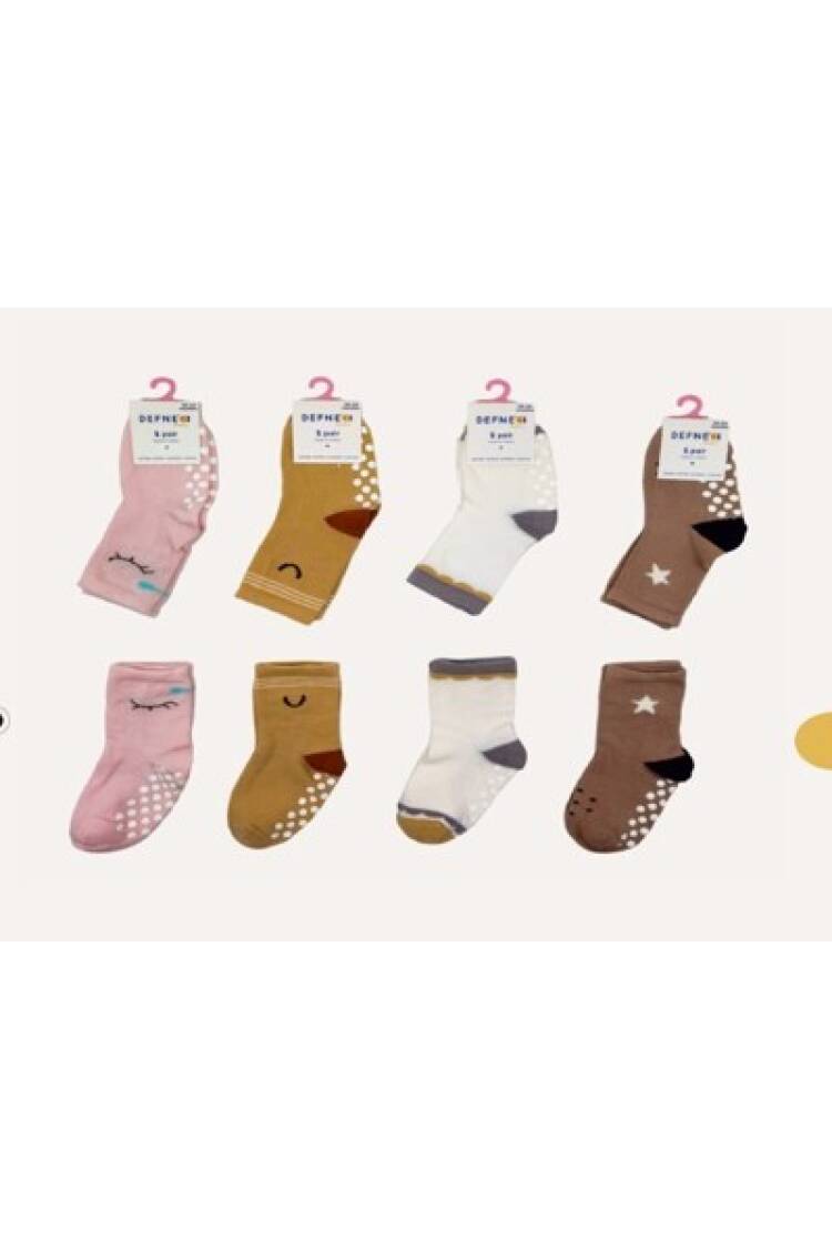 Wholesale 12pcs Baby Girl Socks 12-18M - Brand: Defne - Kids & Baby Clothes Wholesale - Globality Store