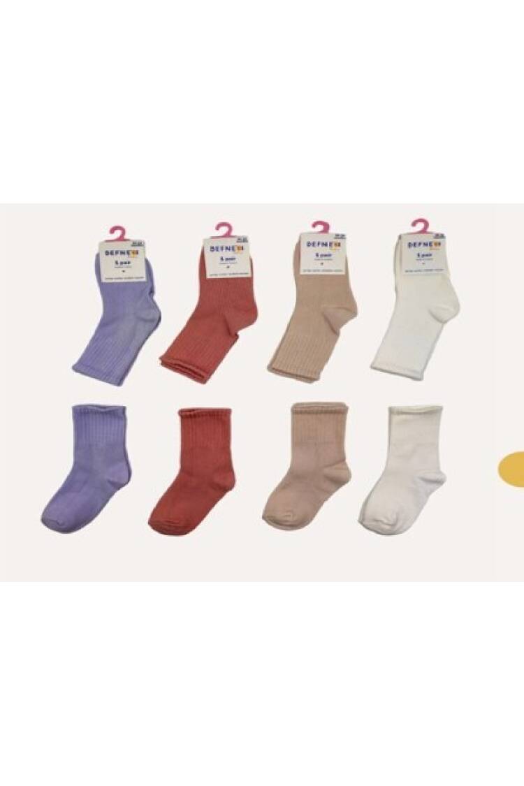 Wholesale 12pcs Baby Girl Socks 18-24M - Brand: Defne - Kids & Baby Clothes Wholesale - Globality Store