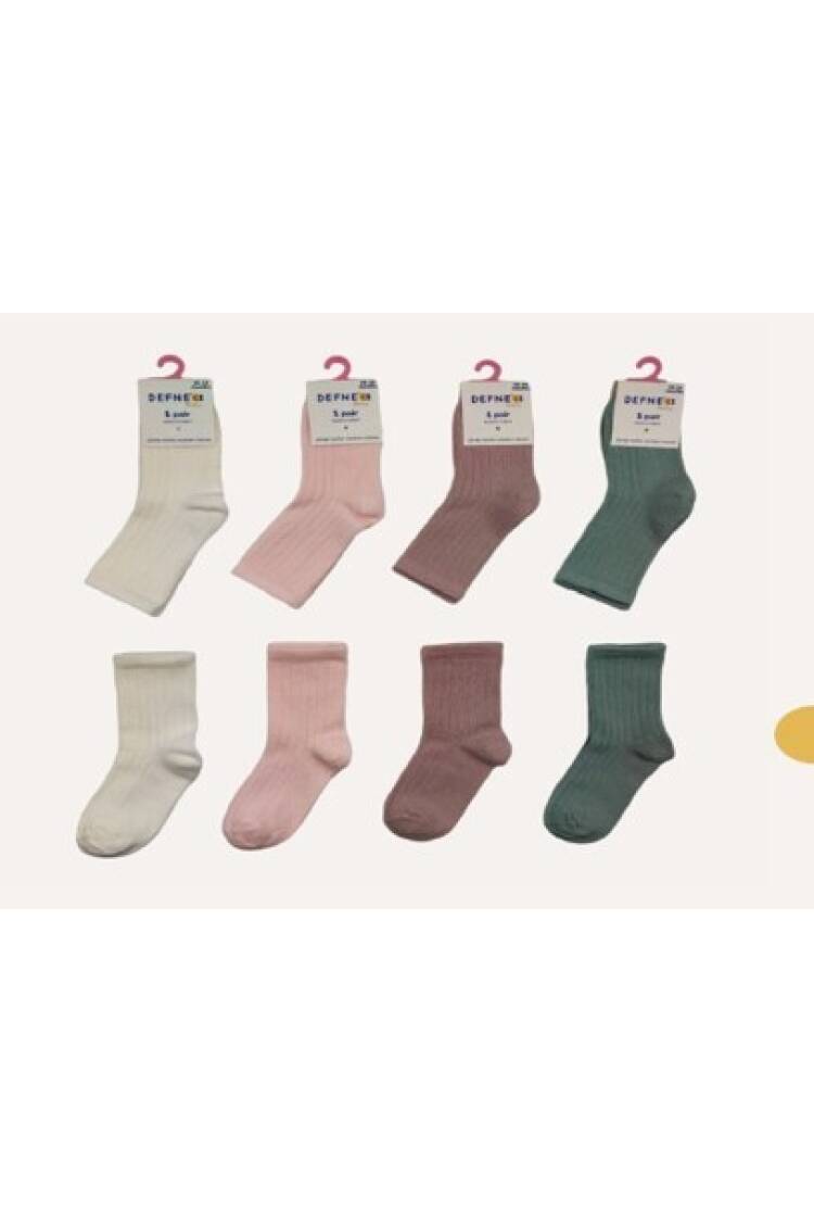 Wholesale 12pcs Baby Girl Socks 6-12M - Brand: Defne - Kids & Baby Clothes Wholesale - Globality Store