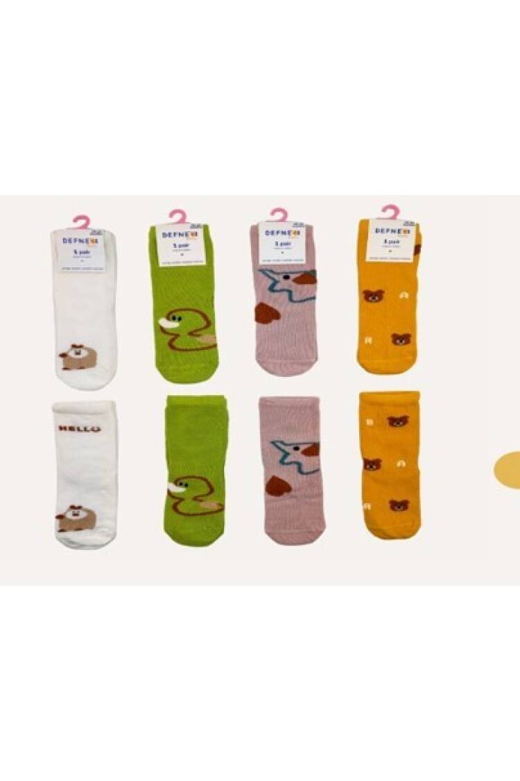 Wholesale 12pcs Girls Sockette Socks 3-4Y - Brand: Defne - Kids & Baby Clothes Wholesale - Globality Store