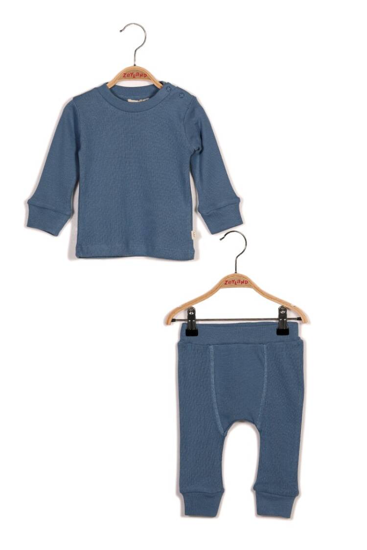 Wholesale 2-Piece Baby Boys Body Sets with Pants Gots Certificate 100% Organic 0-36M - Brand: Zeyland - Kids & Baby Clothes Wholesale - Globality Store