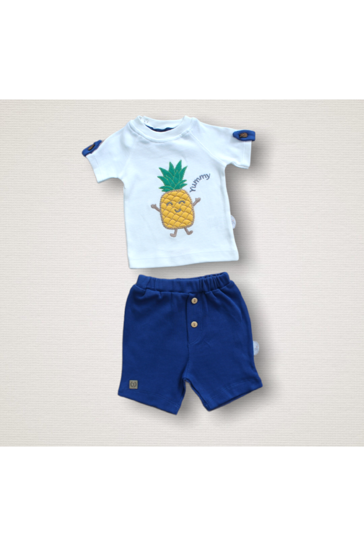 Wholesale 2-Piece Baby Boys T-Shirt Sets with Shorts 1-12M - Brand: Tomuycuk - Kids & Baby Clothes Wholesale - Globality Store