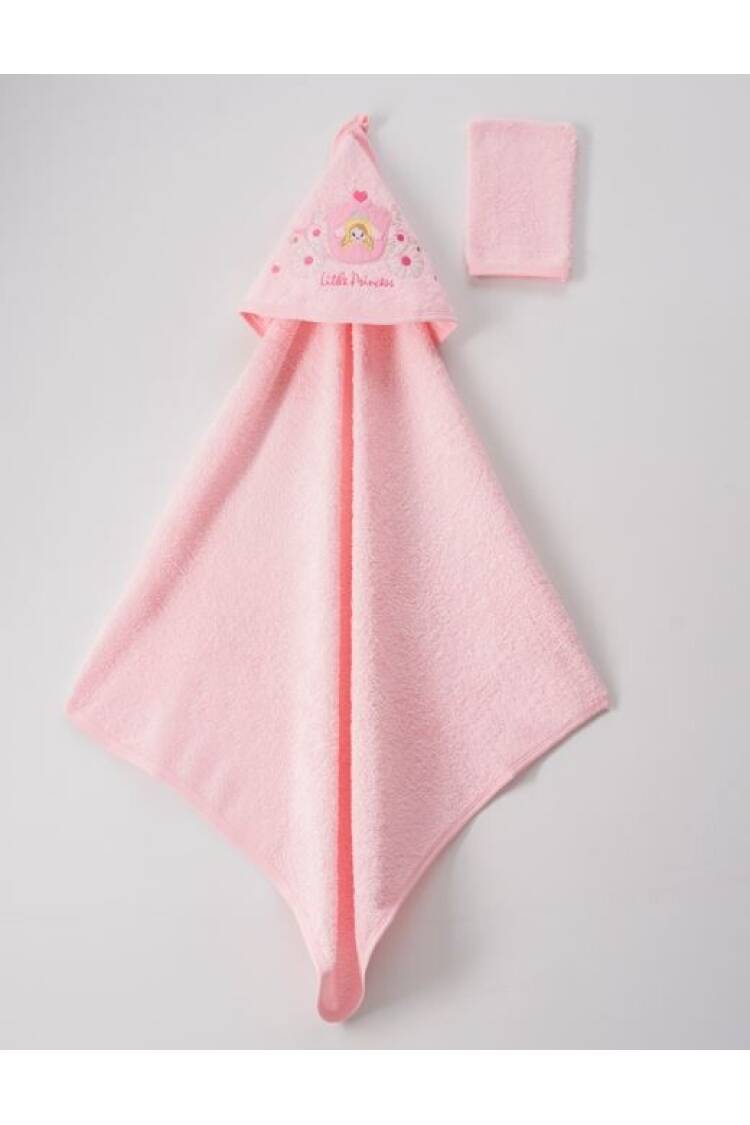 Wholesale 2-Piece Baby Girl Set with Scrub Mitt and Towel 72x80 - Brand: Ramel Kids - Kids & Baby Clothes Wholesale - Globality Store