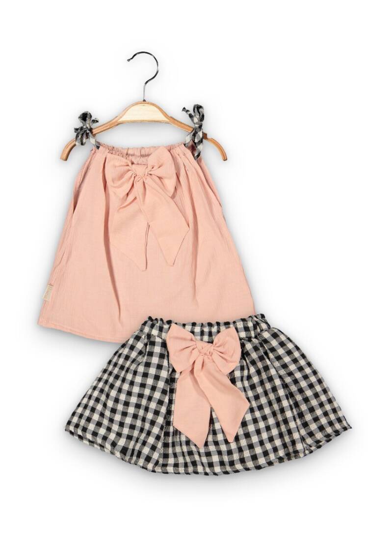 Wholesale 2-Piece Baby Girls Blouse and Skirt Set 6-24M - Brand: Boncuk Bebe - Kids & Baby Clothes Wholesale - Globality Store