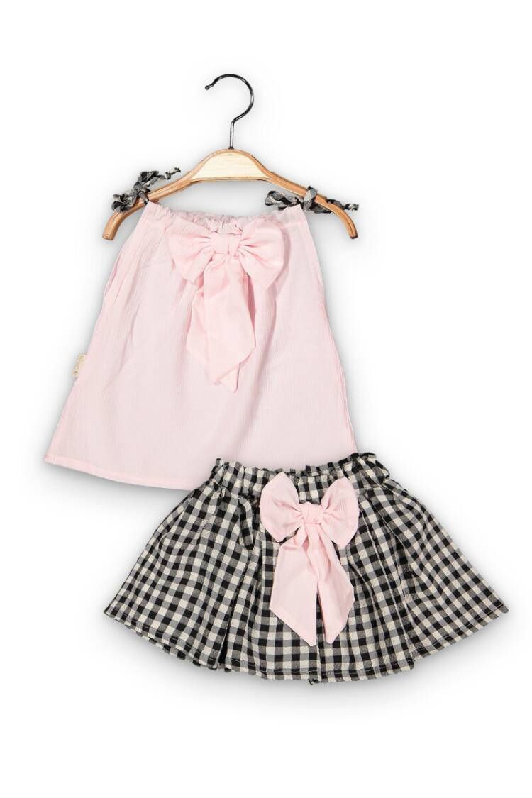 Wholesale 2-Piece Baby Girls Blouse and Skirt Set 6-24M - Brand: Boncuk Bebe - Kids & Baby Clothes Wholesale - Globality Store