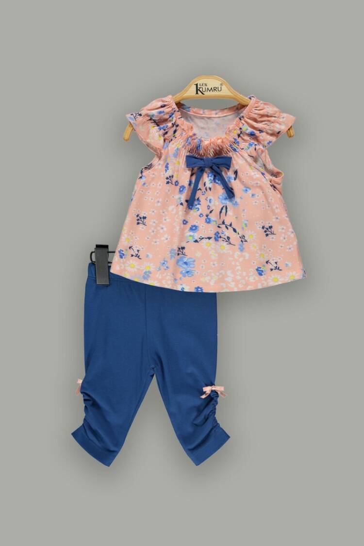 Wholesale 2-Piece Baby Girls Blouse Sets with Leggings 6-18M - Brand: Kumru Bebe - Kids & Baby Clothes Wholesale - Globality Store