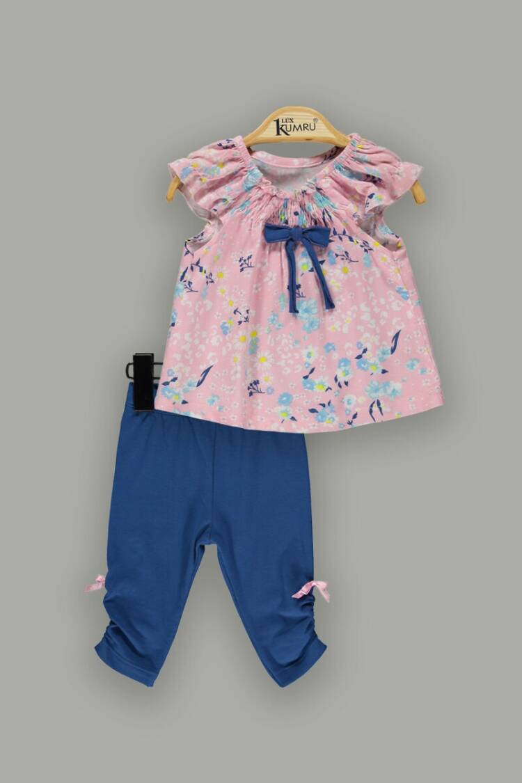 Wholesale 2-Piece Baby Girls Blouse Sets with Leggings 6-18M - Brand: Kumru Bebe - Kids & Baby Clothes Wholesale - Globality Store