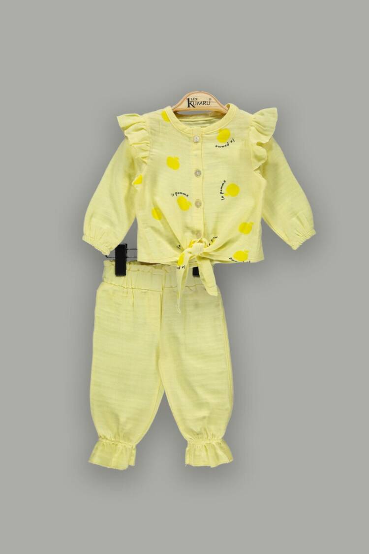 Wholesale 2-Piece Baby Girls Pants Sets with Shirt 6-18M - Brand: Kumru Bebe - Kids & Baby Clothes Wholesale - Globality Store