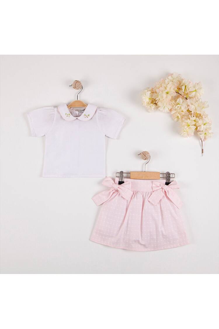 Wholesale 2-Piece Baby Girls T-shirt and Skirt Set 6-18M - Brand: KidsRoom - Kids & Baby Clothes Wholesale - Globality Store