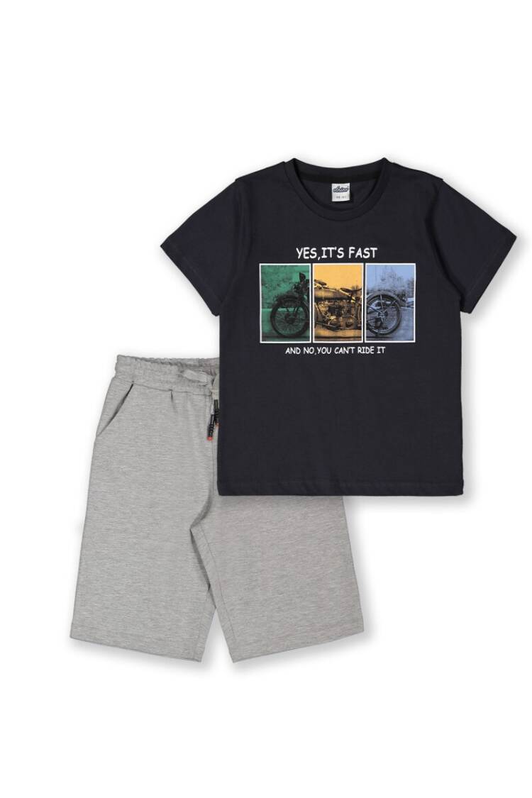 Wholesale 2-Piece Boys Shorts Set with T-shirt 8-14Y - Brand: Elnino - Kids & Baby Clothes Wholesale - Globality Store