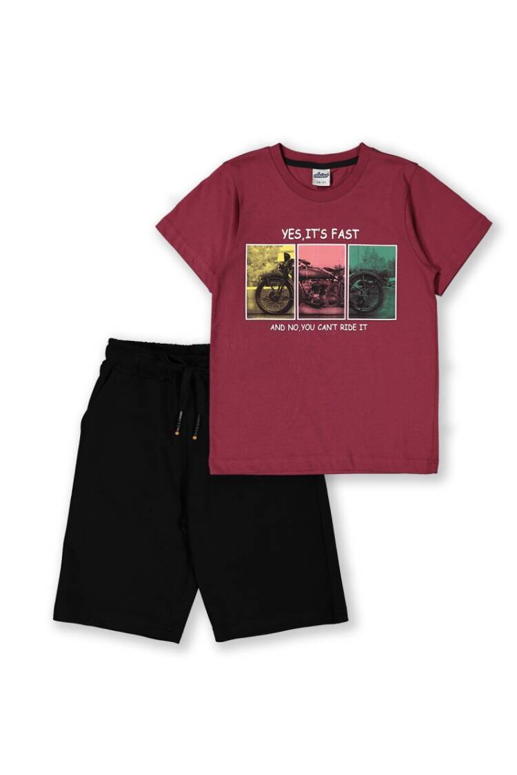 Wholesale 2-Piece Boys Shorts Set with T-shirt 8-14Y - Brand: Elnino - Kids & Baby Clothes Wholesale - Globality Store