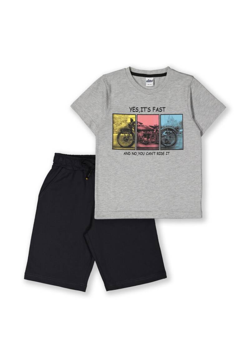 Wholesale 2-Piece Boys Shorts Set with T-shirt 8-14Y - Brand: Elnino - Kids & Baby Clothes Wholesale - Globality Store