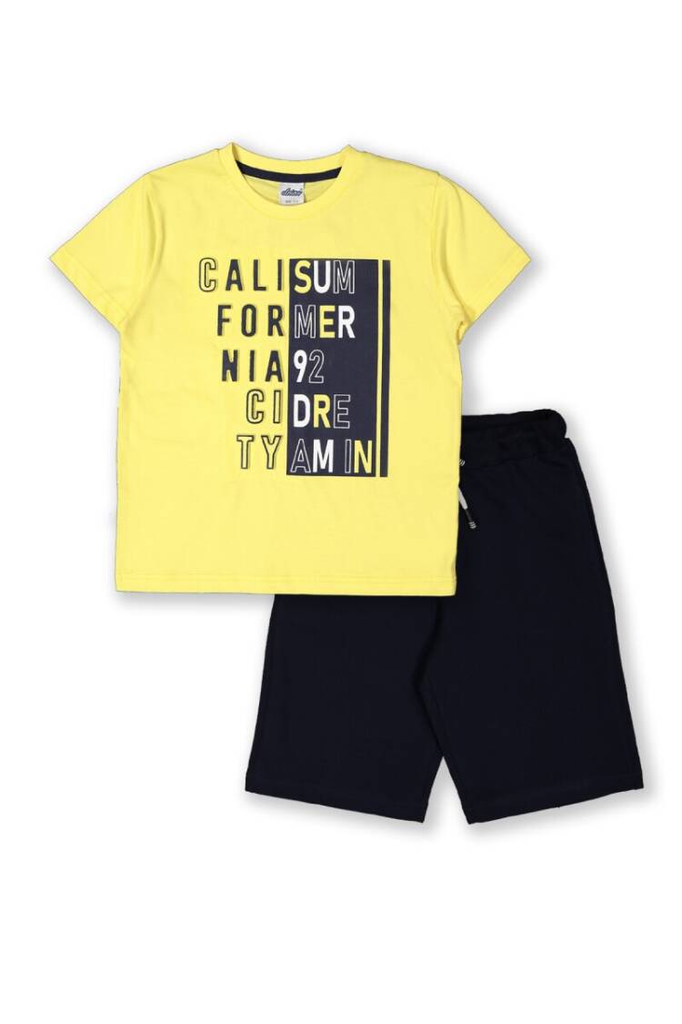 Wholesale 2-Piece Boys Shorts Set with T-shirt 8-14Y - Brand: Elnino - Kids & Baby Clothes Wholesale - Globality Store