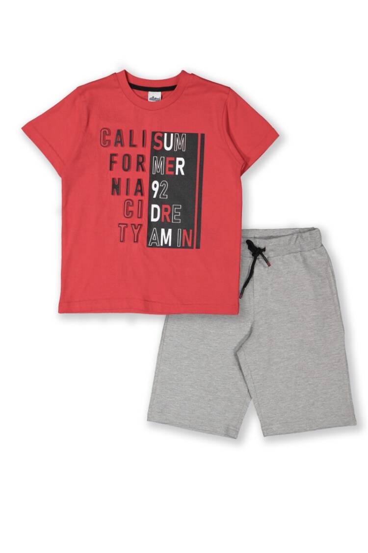 Wholesale 2-Piece Boys Shorts Set with T-shirt 8-14Y - Brand: Elnino - Kids & Baby Clothes Wholesale - Globality Store