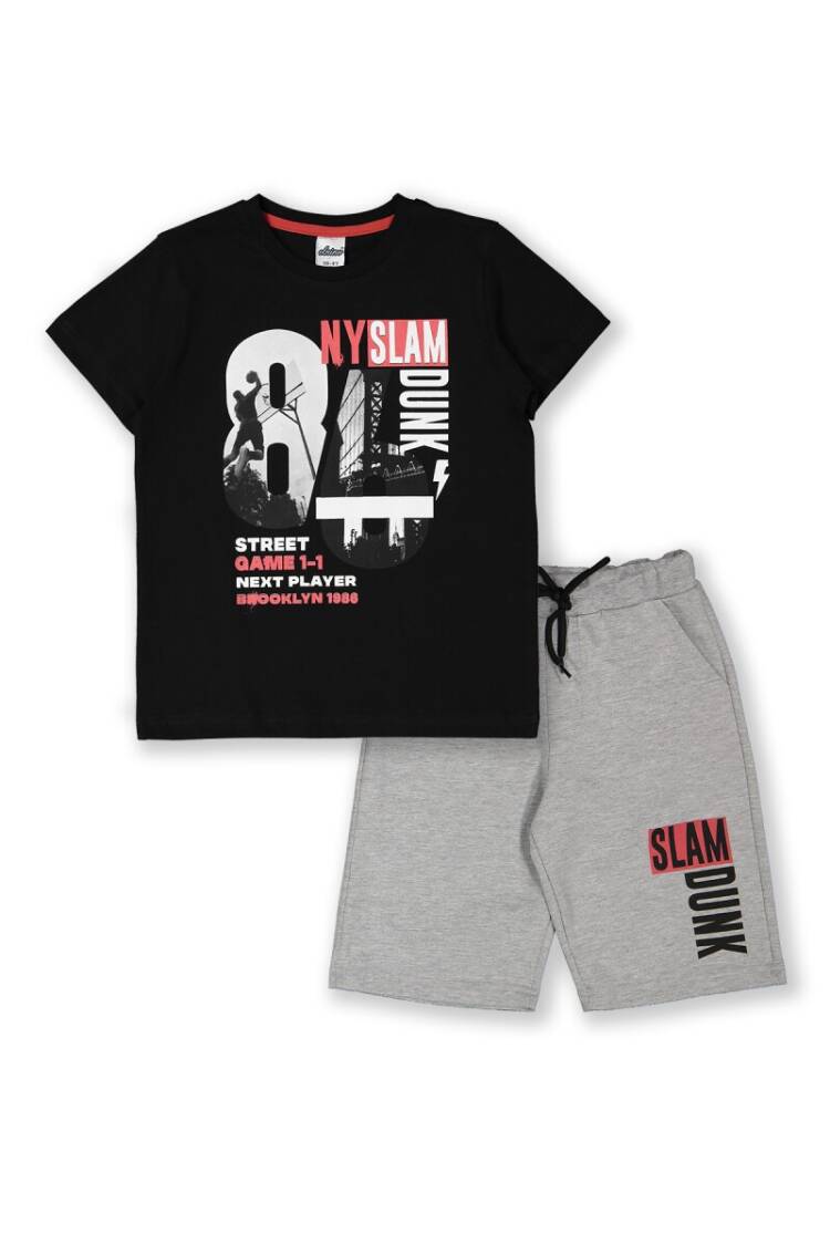 Wholesale 2-Piece Boys Shorts Set with T-shirt 8-14Y - Brand: Elnino - Kids & Baby Clothes Wholesale - Globality Store