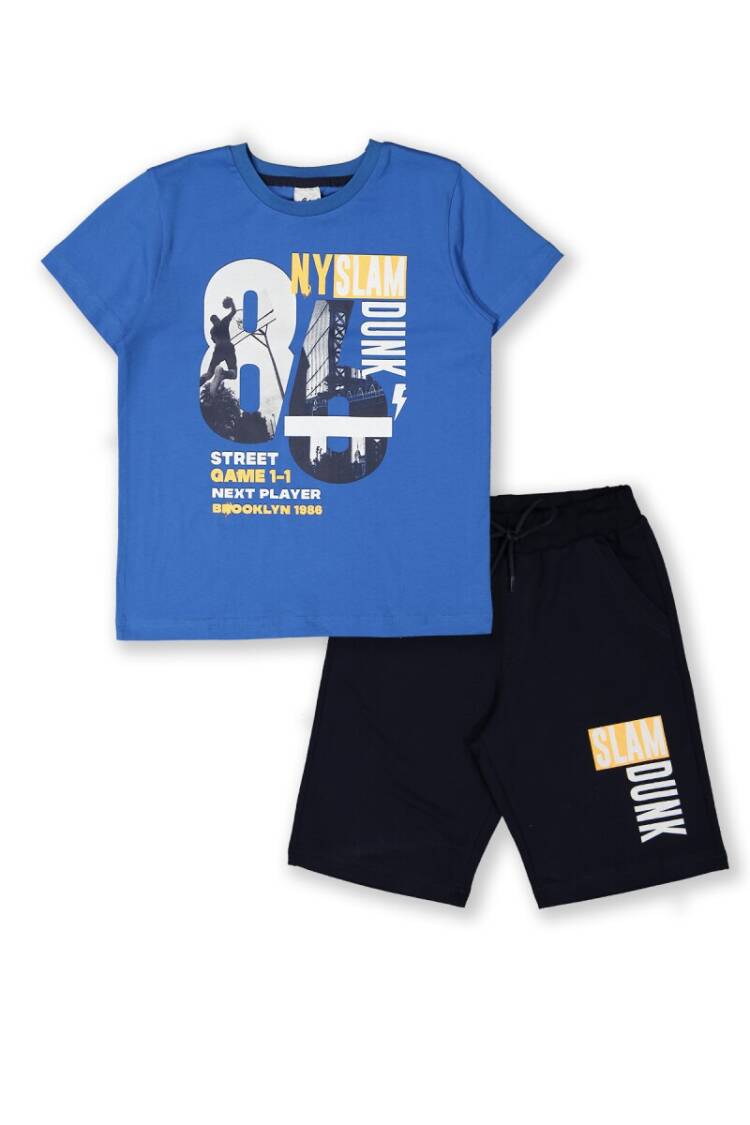 Wholesale 2-Piece Boys Shorts Set with T-shirt 8-14Y - Brand: Elnino - Kids & Baby Clothes Wholesale - Globality Store