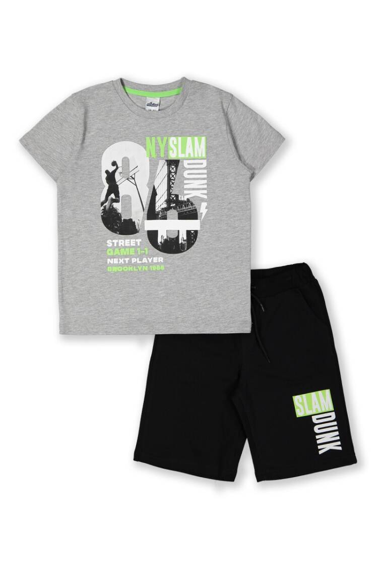 Wholesale 2-Piece Boys Shorts Set with T-shirt 8-14Y - Brand: Elnino - Kids & Baby Clothes Wholesale - Globality Store